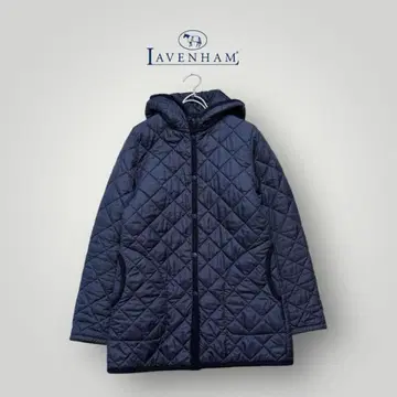 [새상품급] 라벤햄 퀼팅 자켓 네이비 영국제 36