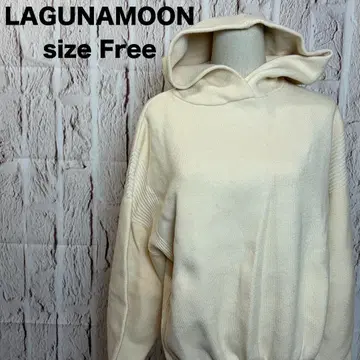 LAGUNAMOON 러그나무 후드 후드티 니트 풀오버 새상품급