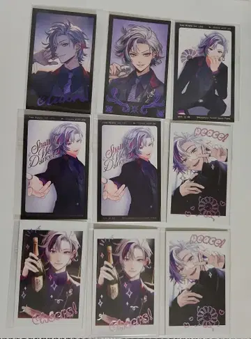 후와 미나토 1stLIVE 폴라로이드풍 카드 9장 배송비 포함