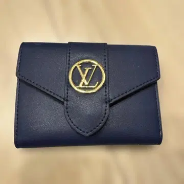 네이비 3단 폴더형 지갑