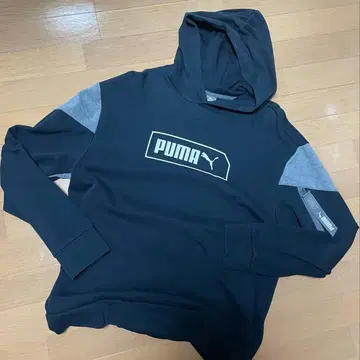 PUMA 후드 부착 후드티 XL 블랙