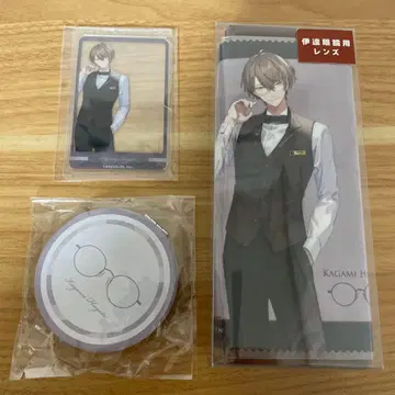 집사안경 니지산지 카가미 하야토 모델 굿즈 세트