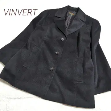 VINVERT 뱅베르 캐시미어 100% 숏 울 코트 자켓