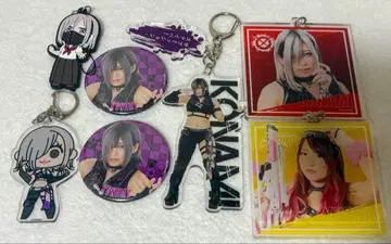 스타덤 코하 나 아크릴 키링 캔 배지 세트 STARDOM