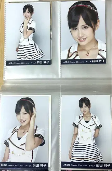 마에다 아츠코 AKB48 월별 브로마이드 컴프 2011 june