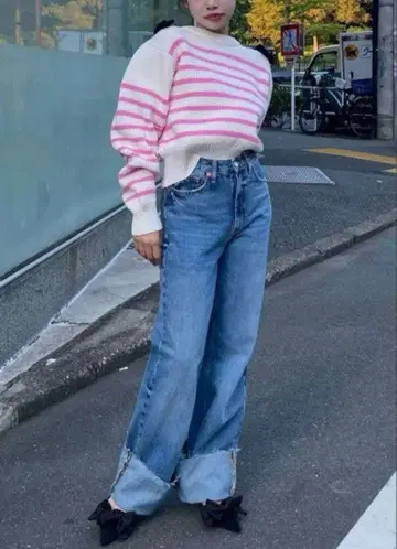 bibiy ROSIE 보더 니트