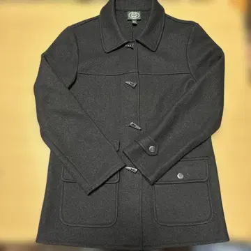 블랙 울 피코트 S 사이즈