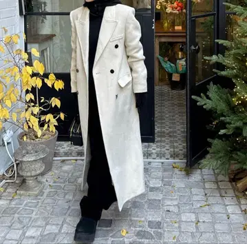 ok.soon 화이트 체스터 코트