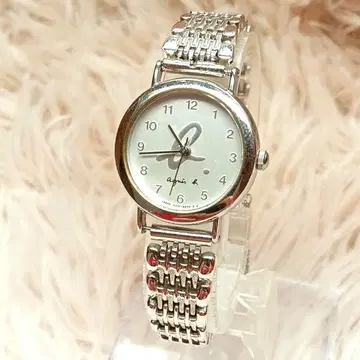 배터리 교환 완료 Agnes b 애니에스베 3침 화이트 실버