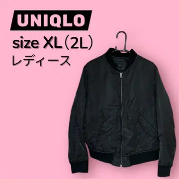 고품질 UNIQLO 유니클로 MA-1 자켓 XL 사이즈 블랙