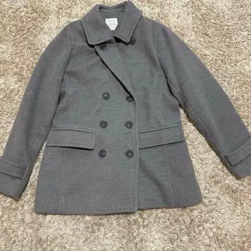 [ 새상품급 ] 로리즈팜 그레이 더블 브레스트 테일러드 자켓