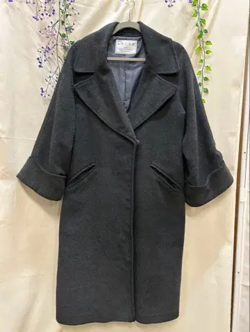 ENVYM 롱 코트 오버 사이즈 여성용 프리 사이즈