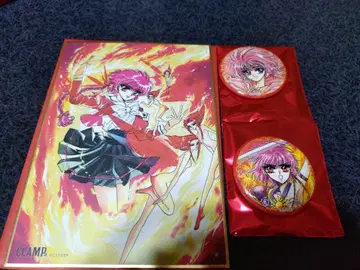 레이어스 색지 캔 배지 세트 히카루