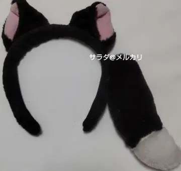 레어 디즈니 머리띠 피가로 꼬리