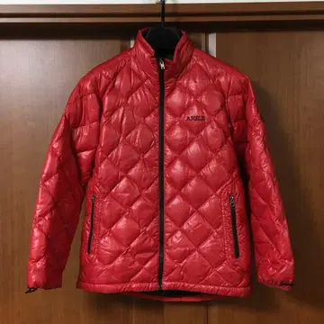 고품질 에이글 다운 자켓 XS 빨간색 레드 AIGLE 다운 블루종