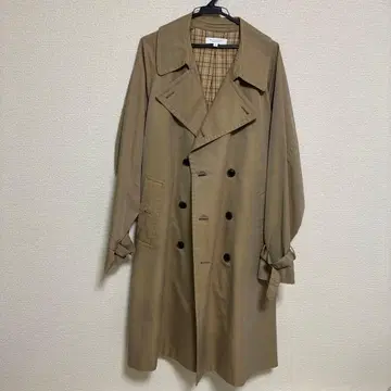 유나이티드 애로우즈 남성용 트렌치코트 스프링 코트 베이지