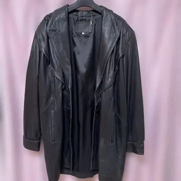 가죽 코트 양가죽 빈티지