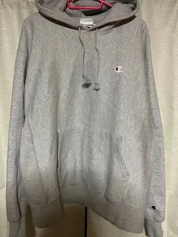 Champion 파랑 택 복각 속기모 리버스 위브 후드티