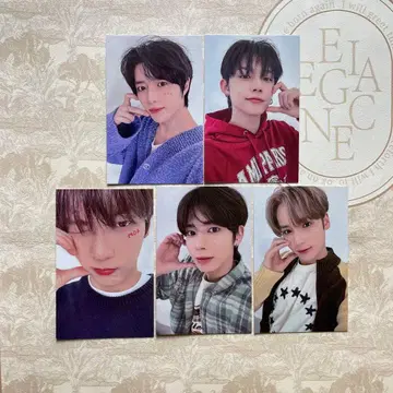 TXT 팬미팅 팬라이브 MOAZONE 회장 한정판 트레이딩 카드 5장