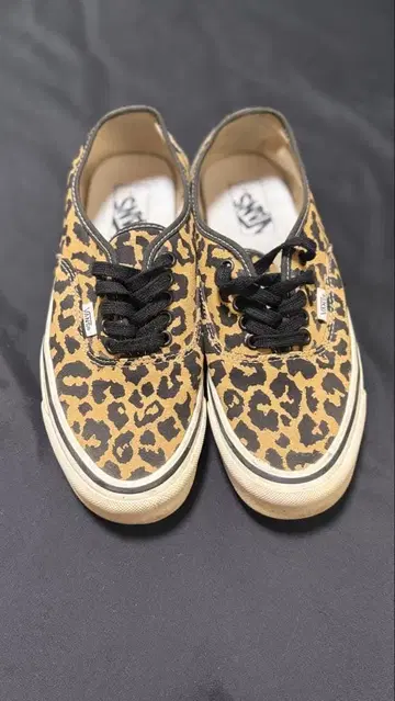 Vans 레오파드 무늬 스니커즈 로우컷