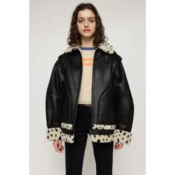 SLY DAL 2WAY OVER SIZE B-3 달마시안 자켓