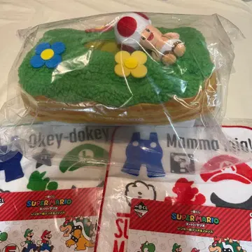 [ 미사용 새상품 ] 제일복권 슈퍼 마리오 B상 티슈 케이스 덤 포함