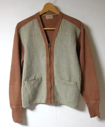 40s 빈티지 CAMPUS 캠퍼스 지퍼 가디건