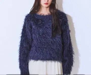 부클레 샤기 풀오버 지나시스 미사용 새상품 이번 시즌 신상