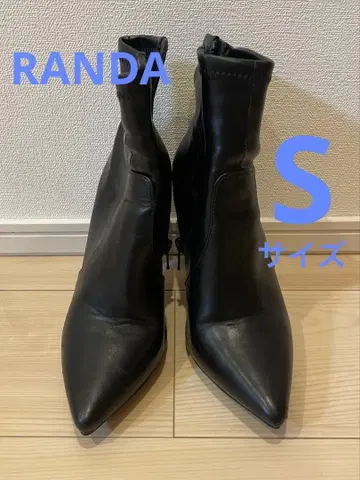 RANDA 란다 숏부츠 블랙 S 사이즈