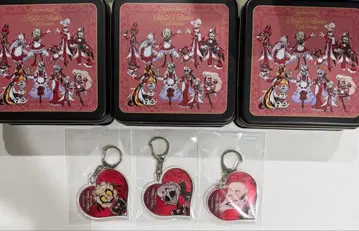 해즈빈 호텔 찰리 로지 엔젤 스퀘어 캔 케이스 아크릴 키링