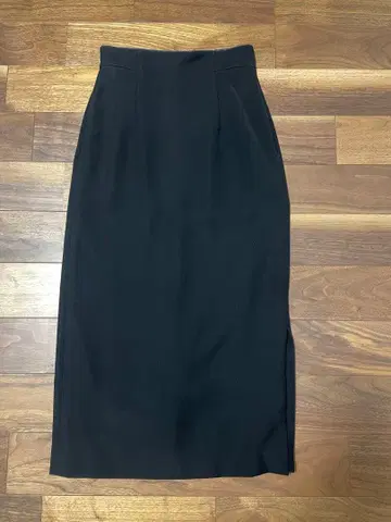 CELFORD 블랙 사이드 슬릿 타이트 스커트 34