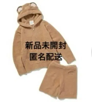 젤라피케 동물의 숲 츠부마메 캐릭터 후드티 & 숏팬츠 세트