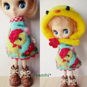 미니 브라이스 병아리 세트*bambi*