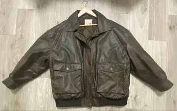 JaVa 브라운 가죽 자켓