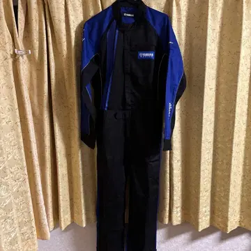 YAMAHA 레이싱 슈트 블랙 블루