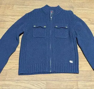 캔터베리 울 100% 집업 스웨터