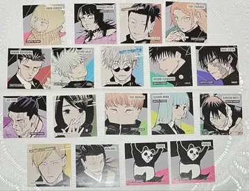 주술회전 스퀘어 스티커 묶음 판매