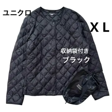 유니클로 UNIQLO 퍼프 테크 퀼팅 자켓 블랙 XL