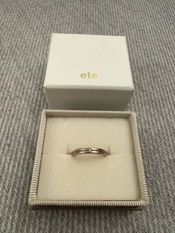 ete 핑크 골드 다이얼링 9호