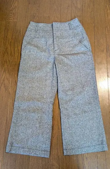 io comme io 그레이 와이드 팬츠