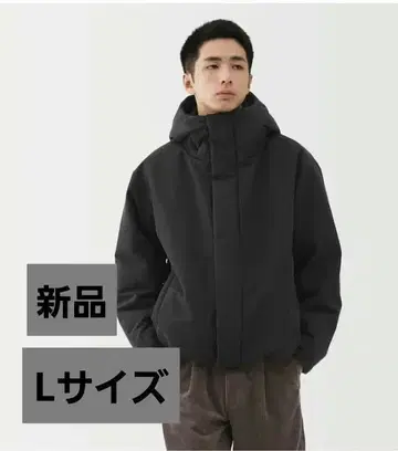 무인양품 후드 자켓 L 블랙 새상품