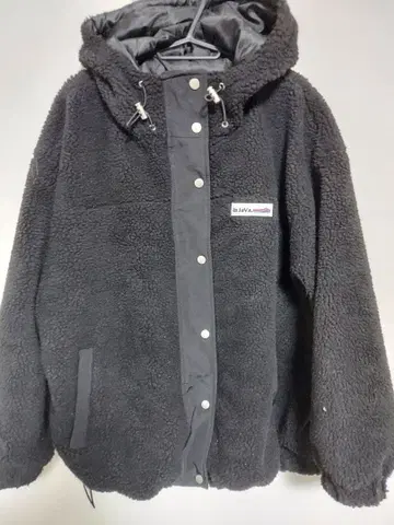 JaVa. 플리스 자켓 블랙 Lsize