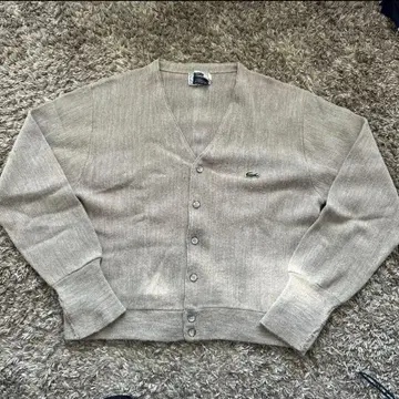 70s 80s 라코스테 그레이지 가디건 IZOD LACOSTE