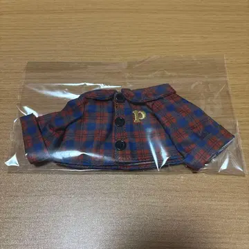 개구리 피클스 빈 인형용 체크 셔츠