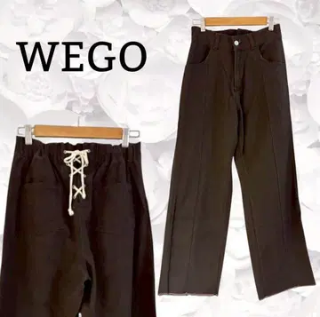 위고 [ WEGO ] 팬츠/하의 백 레이스업 [ M ] 브라운 코튼