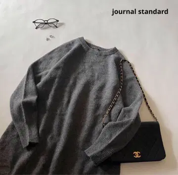 a1507. 저널 스탠다드 트라페즈 울 니트 원피스