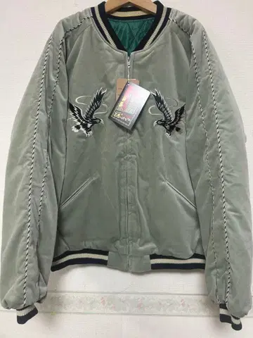 미사용 새상품 테일러 토요 벨벳 스카잔 블랙 이글 x 재팬 맵