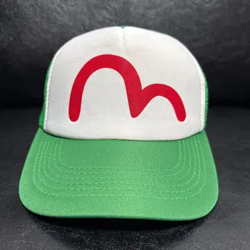 EVISU 메쉬 캡 evis 그린 정품