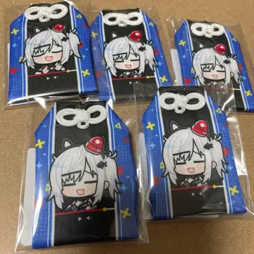 DMM 스크래치 네코모토 파토 부적 5종 세트