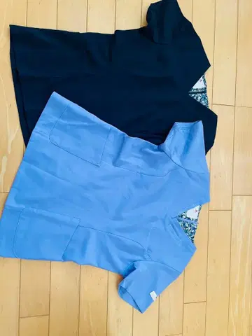 와코루 스크럽 의료용 상의 2세트 LL